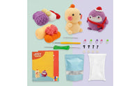 Tutorial Tutorials Included Amigurumi Crochet Kit DIY Yarn Creature Kit for Beginners, Kids, Adults