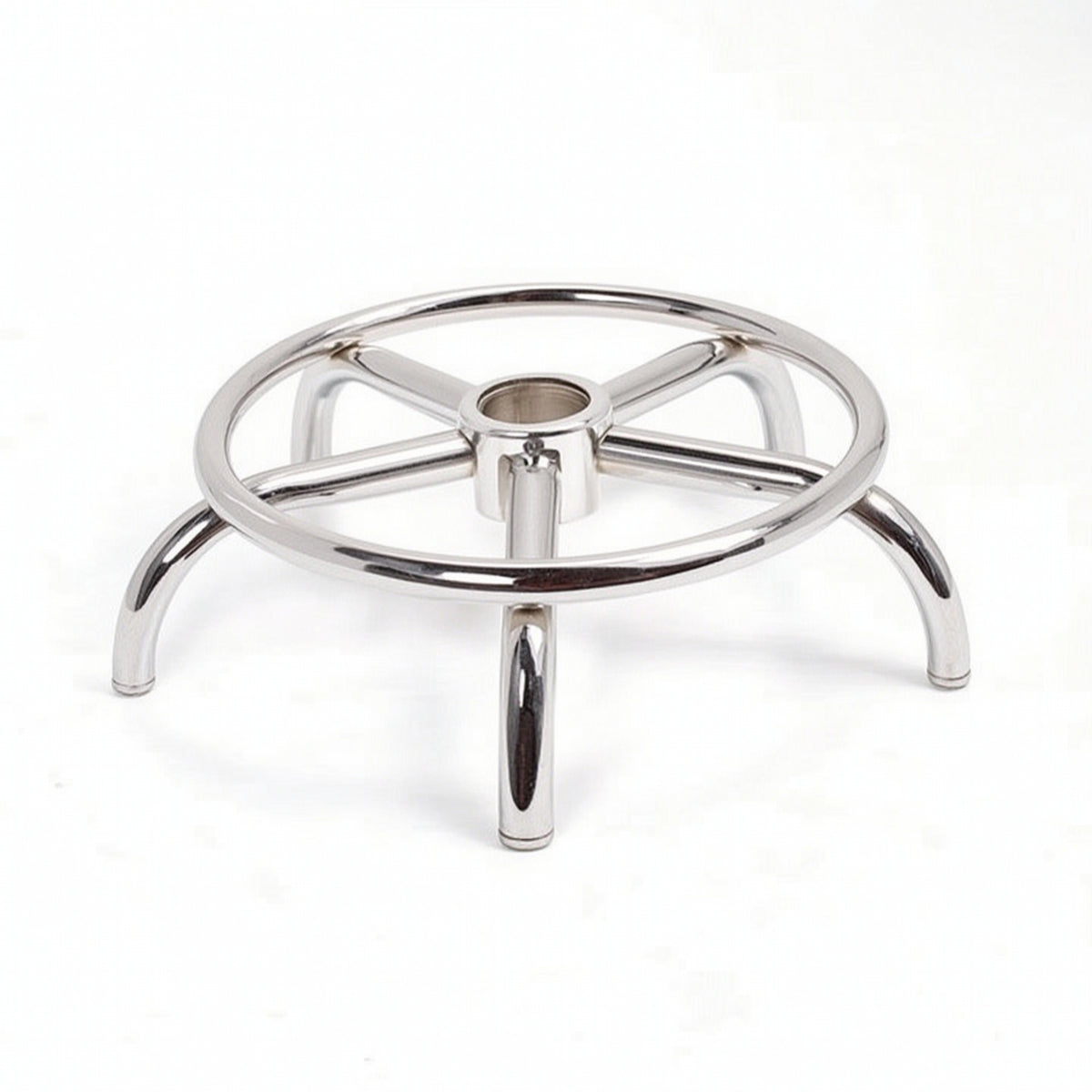 Swivel Stool Base Chrome-Plated Bar Stool Base Mount Plate Polished Hardware Replacement