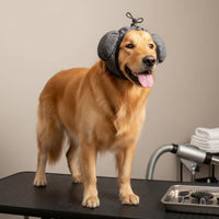Canine Ear Muffs Secure Fit Adjustable Dog Earmuff Soft Padded Canine Ear Muff for Salon
