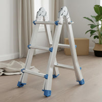 Telescopic Folding Ladder Foldable Versatile Extension Ladder Portable Household Equipment for Indoor, Construction