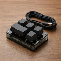 5-Key Keypad Hot-Swappable Custom Macro Keypad Custom Key Pad Blank Keycaps Programmable Macro Keyboard Wired USB-C