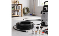 Pressure Washer Hose with Sewer-Clearing Nozzle Pressure Washer Hose with Nozzles Resistant for Homeowners, Home Maintenance