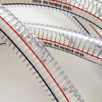 Clear PVC Steel Wire Reinforced Hose for Water and Oil Transfer, Low Temperature Resistant