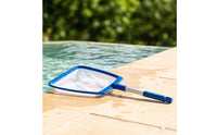 Adjustable Pool Skimmer Net with Telescopic Pole Easy to Use Pool Skimmer Net with Fine Mesh Bag Fast Cleaning for Outdoor Pools