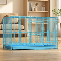 Small Bird Cage with Dense Wire Spacing, Pet Bird Enclosure and Indoor Bird Cage with Roof, Small Indoor Enclosure without Wheels