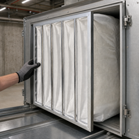 F5 Non-Woven Air Filter Bag for Industrial HVAC Systems