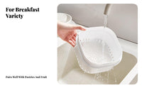 Large Capacity Greek Yogurt Strainer Food-Grade Material Yogurt Whey Separator Easy to Clean for Refrigerator