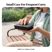 Slide Top Design Sliding Lid Tin Box Portable Small Container multipurpose Home Organization Snug Closure for journeyers, Hobbyists, journey, while journeying, Office, Kitchen