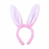 Cute Design Fuzzy Bunny Ears Hair Hoop Comfortable Fit Soft Bunny Hairband Single Size Fits Most Costume Accessory Lightweight for Performers, Cosplayers, Performances, Easter Celebration, Themed Events, Halloween