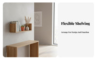 levitating Shelf Nordic Design on partition Decoration adaptable Use for Bedroom, Bathroom