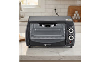 Countertop Oven Oven Clear Glass Door Oven Oven Compact Appliance for Individuals, Students, Kitchens, Dorm Rooms, Apartments