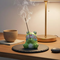 Praying Animal Figurine Creative Design Figurine Perfumed Rod Holder Versatile Resin Animal Perfumed Rod Holder