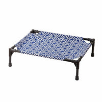 Breathable Elevated Pet Cot Moisture-Resistant Raised Pet Cot Easy to Clean Elevated Dog Bed Sturdy Frame for Small Dogs, Cats, Summer