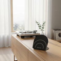 Soft Velvet Lining Vinyl Disc Rim Protector Anti-Smudge Vinyl Disc Handling Clamp Lightweight LP Handling Grip for DJs, Audiophiles