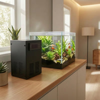 Aquarium Chiller with Pump Inline Aquarium Chiller Aquatic Tank Cooler Digital Compact for Aquarists, Marine Aquariums