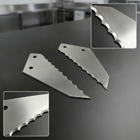 Food-Grade Hamburger Bun Cutter Blades Dishwasher Safe Bun Cutter Blades Precision Bread Cutter Uniform for Restaurants