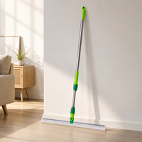 Sijie Silicone Squeegee Floor Wiper Broom for Bathroom Tile Wood Floor Cleaning Mop - Buy One Get Four