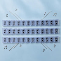 Flexible Electronic Piano Keyboard Strip Light Blue Instrument Part for Music Instruments