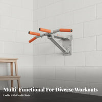 Wall Mounted Pull-up Bar Heavy Duty Wall Mounted Pull up Bar Multifunctional Home Gym Station for Bodybuilders, Indoor, Upper Body Workout, Garage