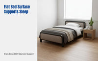 Folding Bed, Four-Fold Design, Portable, Hard Board, Home, Small Space, Bedroom, New Model