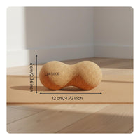 Lightweight & Portable Cork Massage Ball Solid Cork Fascia Ball Peanut Massage Roller for Athletes, Travel, Home Gym