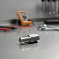 Adapter with Holes Stainless Steel Spacer Standard Thread Car Enthusiasts, Automotive Repair, Engine Bay Maintenance