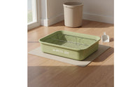 Anti-Tracking Dog Toilet with Grate Easy to Clean Puppy Training Tray for Young Dogs