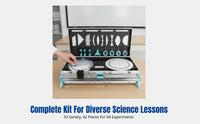Teacher Edition Optical Experiment Box, Science Demonstration Kit, Classroom Teaching Tool for Junior High
