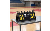 Manual Flip Scoreboard Clear Visibility Flip Card Scoreboard Manual Score Counter Portable Scorekeeper Foldable for Referees