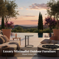 Waterproof Sofa, Armchair, and Table set Luxury & design Outdoor Furniture All-Weather Patio Conversation Set Comfortable paddings for Homeowners, Hotel Managers, Courtyard, rearyard, Terrace, waterside