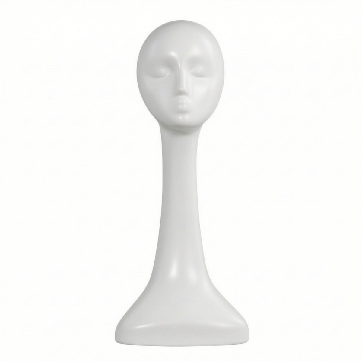 Mannequin Head Abstract Display Head Hard Hairpiece Stand for Retailers, Hairdressers, Shop Window