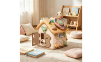 Play House Interactive Activity House Multi Functional Busy Board Toy for Infants, Playroom