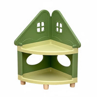 3-Level Corner Organizer 90-Degree Corner Design Triangular Desk Organizer