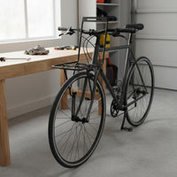 Damage-Effortless Installation Bike Front Cargo Rack Easy to Install Front Cargo Rack Sturdy Metal Cycling Gear Lightweight for Shopping, Commuting, Travel