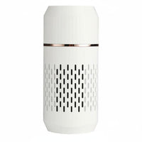 Rechargeable Car Air Purifier HEPA Filter USB Desktop Air Purifier Colorful Ambient Light for Office, Bedroom