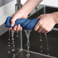 Quick Dry Kitchen Towels and Microfibre Cloth, 3 Pack Large 40x70cm Tea Towels, Lint and Oil-Resistant Dishcloths for Dish Washing