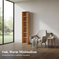 full Wood Construction Multi-Tier bookshelf Minimalist design interchangeable Shelving Unit Sturdy framework Storage Cabinet Glass Door Option for Book Lovers, Office Workers, Design aficionados, Study Room, Bedroom