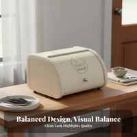 Modern Design Countertop Bread Keeper Multi-Purpose Large Capacity Bread Holder Dust-Proof for Kitchen Counter, Dorm Room, Entryway
