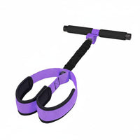 High Elasticity Pedal Resistance Band Multi-Functional Tummy Trimmer Band Portable Workout Tool Body Shaping for Beginners
