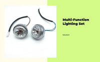 Scooter LED headlight, waterproof