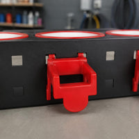 Space Saving 5-Position Car Car-Care Rack Multi Shelf Wall-Mounted Car Wash Tool Holder for Auto Repair Shops, Garage