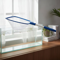 Adjustable Pool Skimmer Net with Telescopic Pole Easy to Use Pool Skimmer Net with Fine Mesh Bag Fast Cleaning for Outdoor Pools