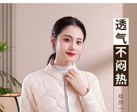 秋冬加绒护肩颈椎坎肩睡觉女月子披肩男护肩膀衣加厚防寒保暖神器