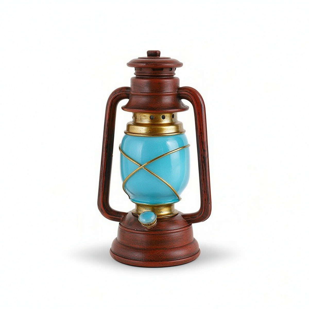 Lantern Figurine Rustic Decorative Lantern Retro for Coffee Table, Decorators