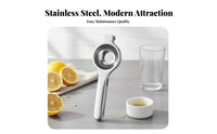 Manual Lemon Liquid R Rust Resistant Lemon Liquid R Handheld Tangy Peel Y Fruits Press Sturdy and Long-Lasting Stainless Steel
