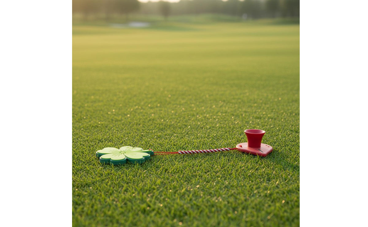 Kaidun Plastic Park Golf Tee with Heart Base Tethered