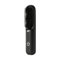 Rechargeable Cordless Hair Straightener Brush Portable Straightening Brush with Negative Ions Adjustable Temperature Frizz-Reducing for Travelers