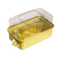 Portable with Handle 2-Story Hamster Villa Large Space Hamster enclosure Set Good Ventilation Rodent Habitat Easy to Clean for Small creature lovers, Children, Parents, journey, Indoors, Bedroom, Living Room