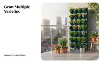 Multi-Tiered Rolling Plant Stand Indoor & Outdoor Use Flower Rack Large Capacity
