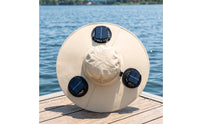 Wide-Brim Sun Hat with Fan Cooling Solar Fan Hat Protection for Gardeners